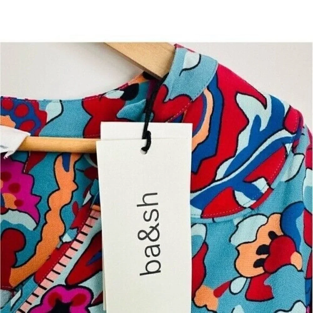Ba&Sh Maureen floral-printed dress Size XS